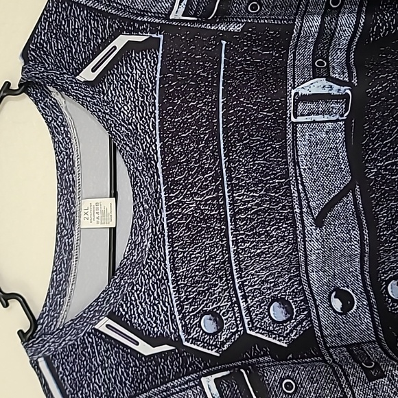 Marvel Winter Soldier Mens Graphic Compression Long Sleeve 3D Print Shirt Sz 2XL - Picture 2 of 15